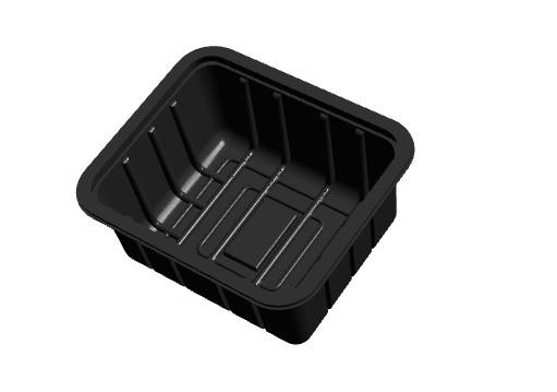 D1-75 Open Meat Tray