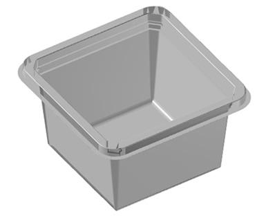 Snack Pot Square Deep