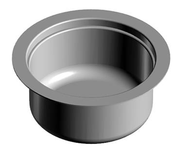 Small Polypropylene Pot 53mm dia