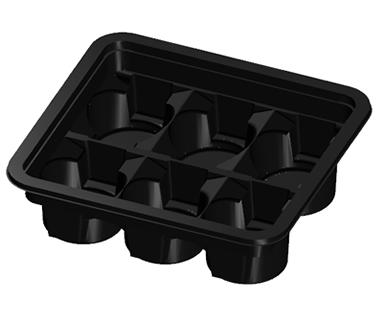 Medium 6 Round cavity Tray