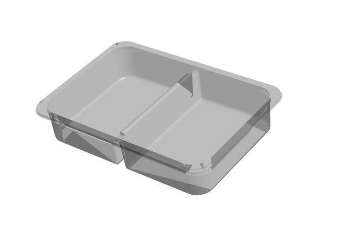 2 Cavity Open Tray - D13 Format