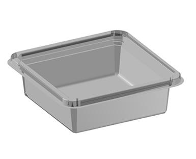 Snack Pot Large Square 40mm deep - see lid D737