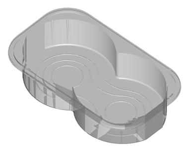 Burger Tray for 85mm dia burgers smooth wall design