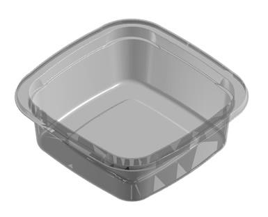 Snack Pot Square Shallow